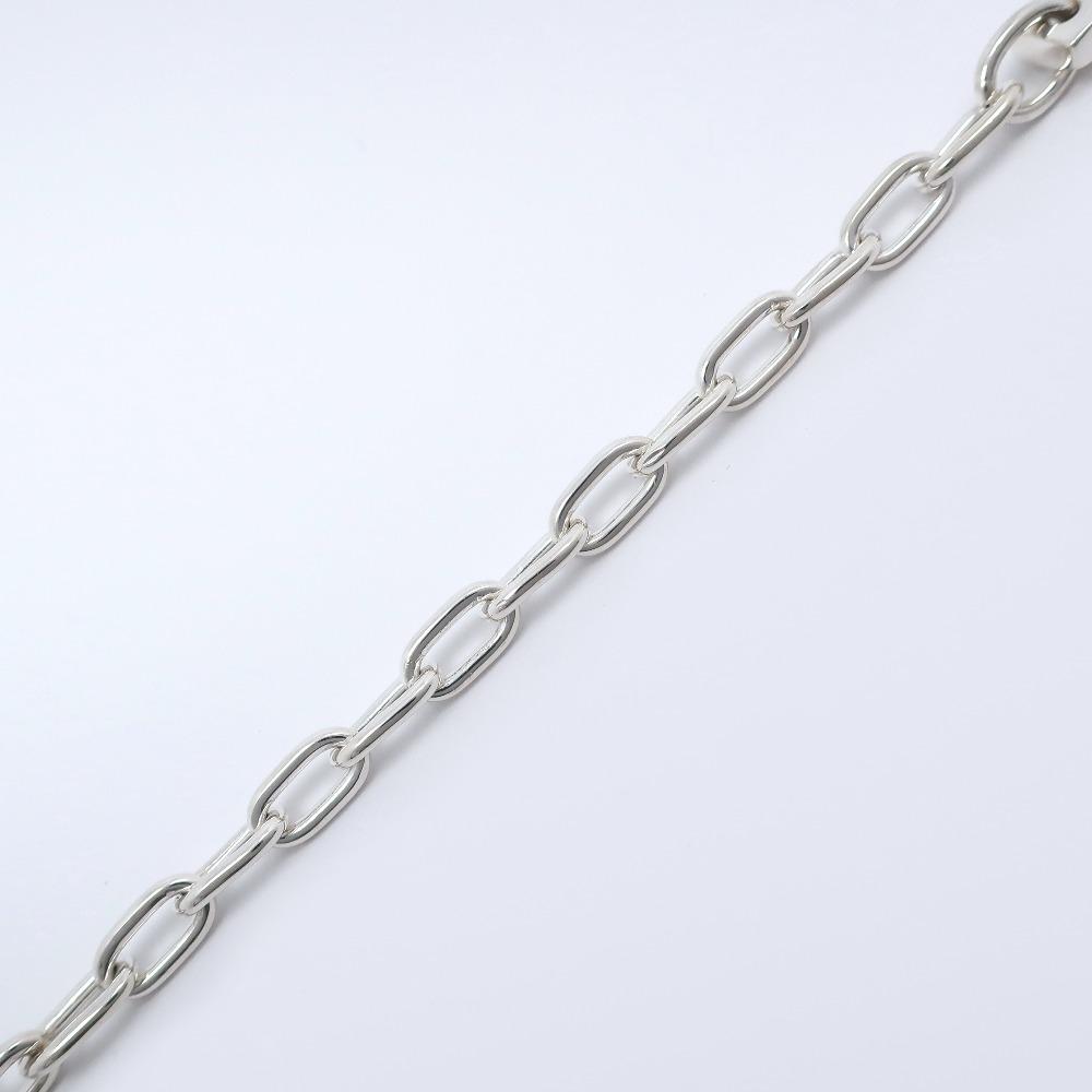 GUCCI With Logo Bracelet Silver925 19.8g unisex Used