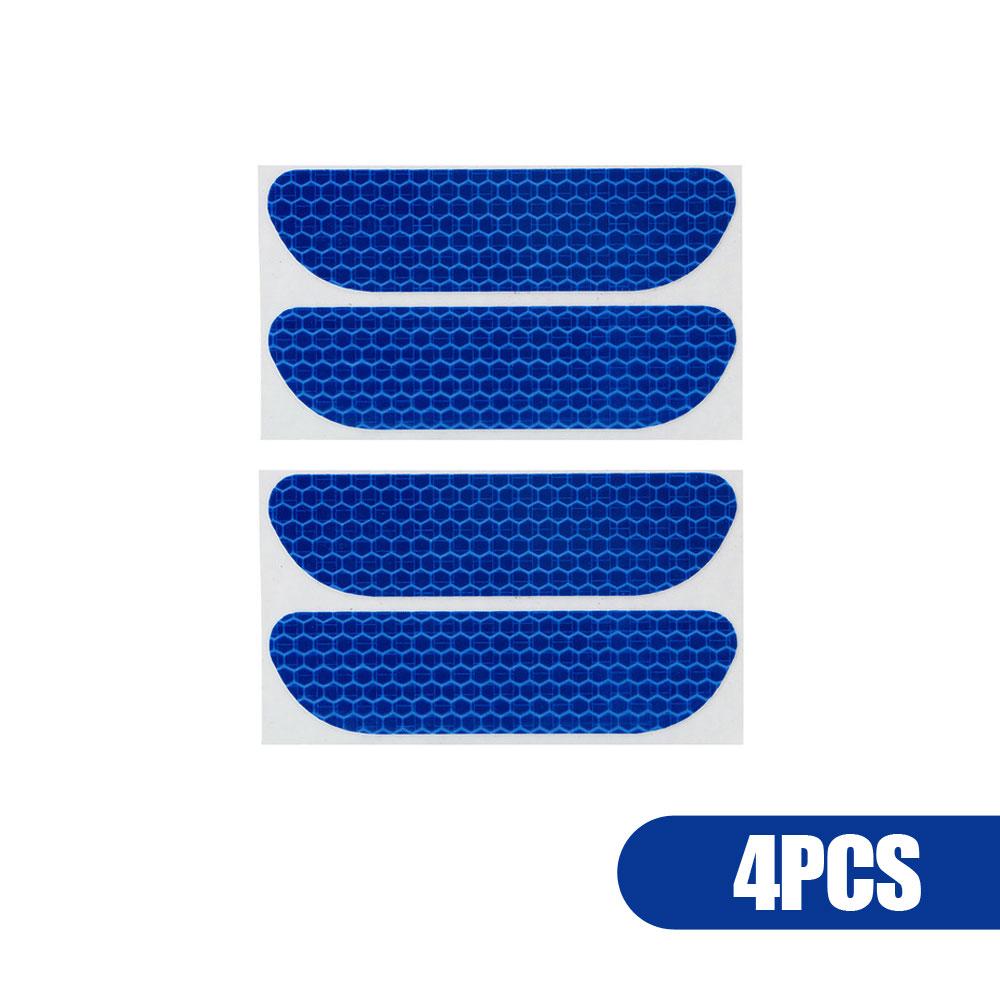 4pcs Car Wheel Eyebrow Sticker Car Reflective Warning Stickers Car Body Reflective Strips Stickers Auto Exterior Accessories