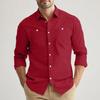 Men's Loose Classic Lapel Multi-pocket Industrial Work Shirt Top