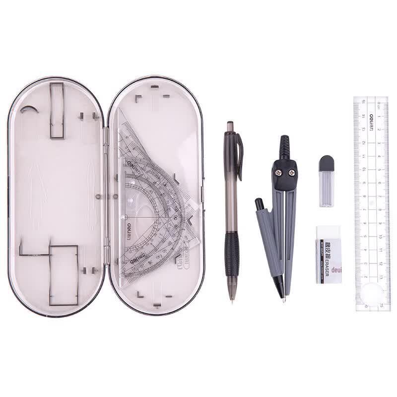 Deli 8-Piece Geometry Exam Set