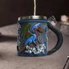 Mug Médiéval Tasse Dragon 3D Mug de Camping Décoration de Maison Fournitures pour Fêtes Thématiques Vaisselle Médiévale Pour Café Thé Lait Boisson