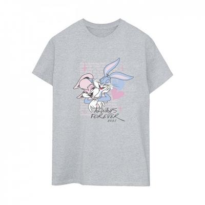 Womens/Ladies Always Forever Bugs Bunny & Lola Cotton Boyfriend T-Shirt