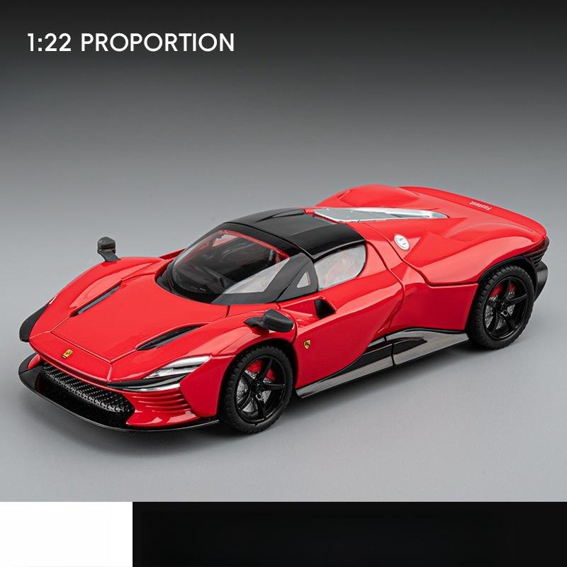 1:22 Daytona SP3 Supercar Alloy Model Car Toy Diecasts Casting Sound and Light Car Toys For Children Vehicle