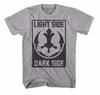 Star Wars Contrasted Divisions Empire Rebel Adult T-Shirt