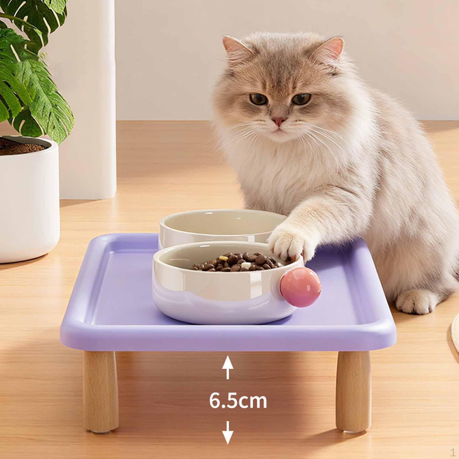 

Automatic Pet Feeder Stand, Comfortable, Non-slip And Ergonomic. фиолетовый