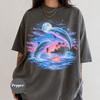 Vintage Delfin Shirt, Retro 90er Ozean Grafik T-Shirt, Küsten Meeresleben Kleidung, Strand Ästhetik Geschenk, Meerestier Liebhaber