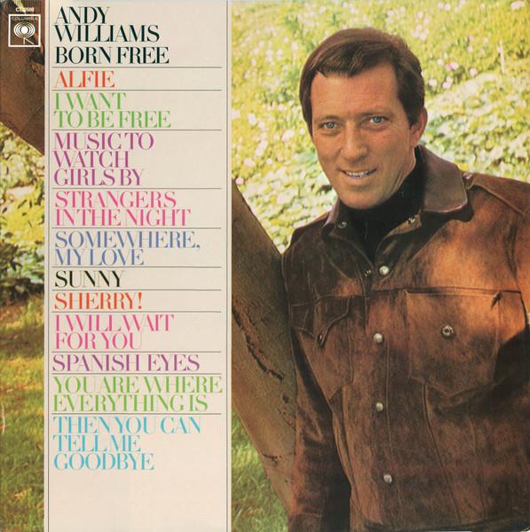 Виниловая пластинка ANDY WILLIAMS Born Free CL2680 Columbia 1967 Канада Джаз Б/у