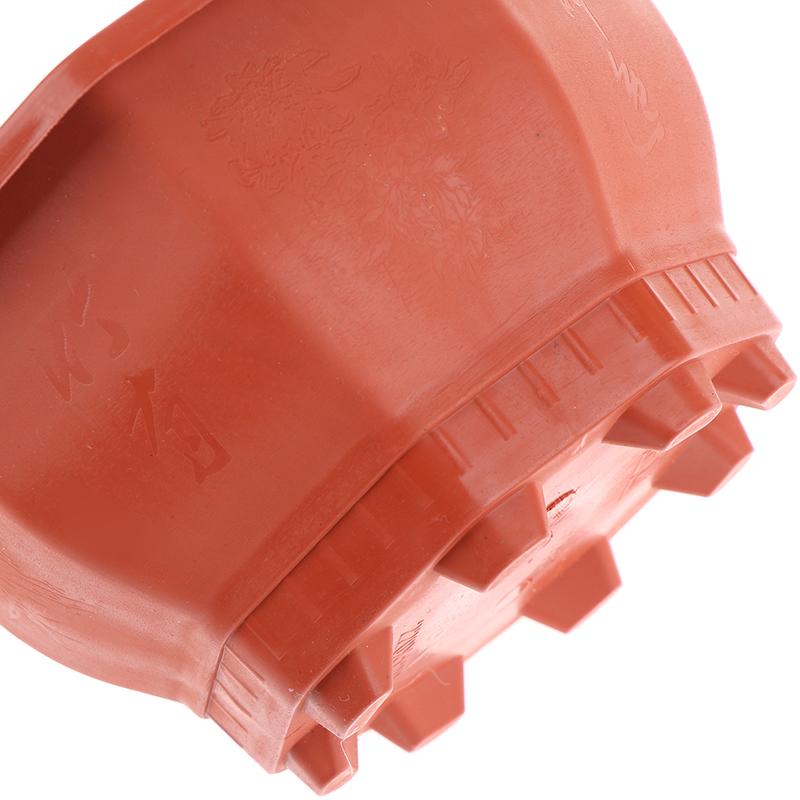 1 Pezzo Vaso da Fiori Esagonale in Plastica con Sottovaso Non si Deforma Facilmente Speciale per Bonsai Piante Verdi Decorazione Classica per Giardino Interno