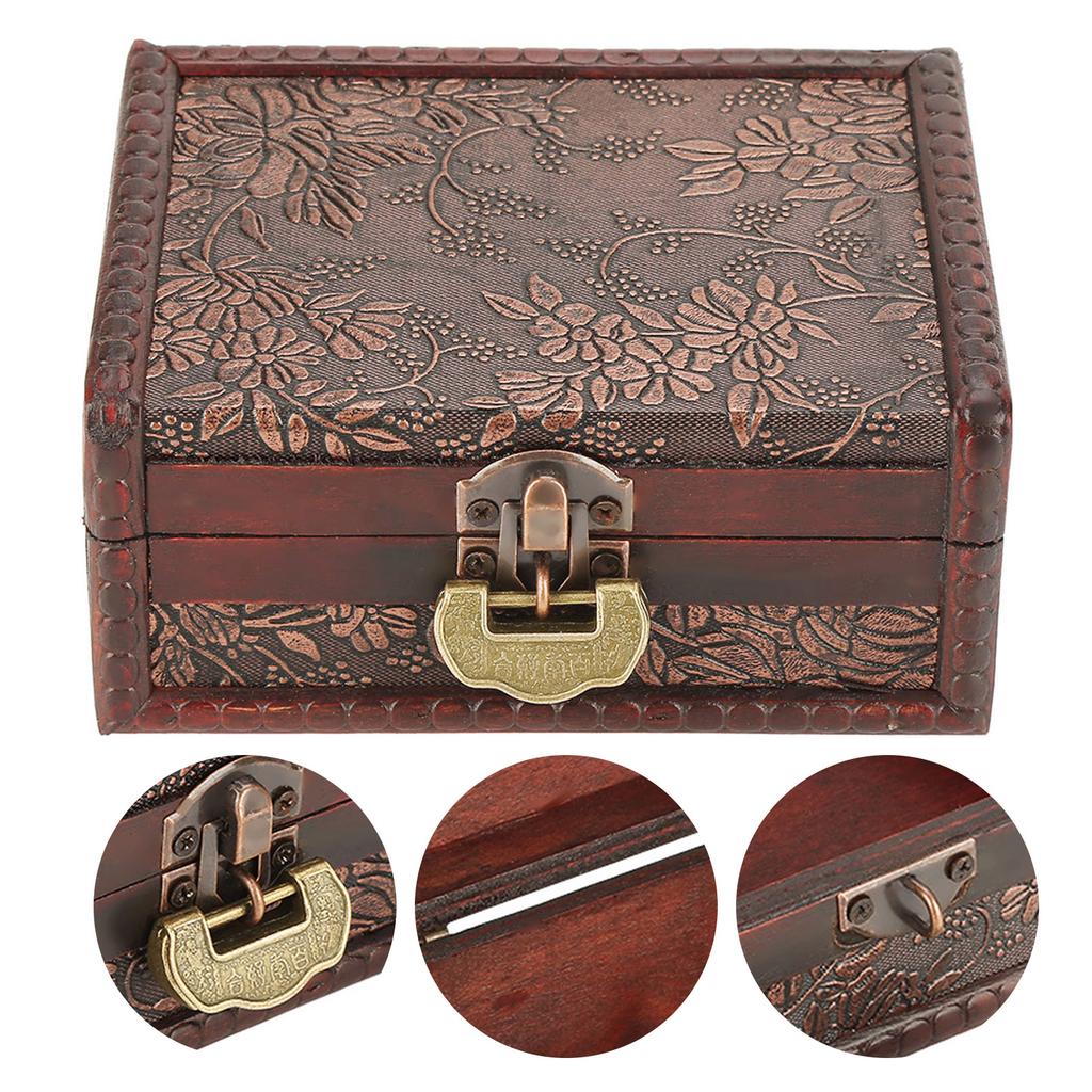 Wooden box  , European   with lock, fine workmanship, unique appearance,   service life, great for loved  , inner   prevents