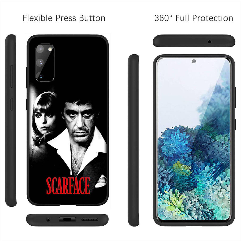 for Samsung Galaxy S25 S24 iPhone 17 16 15 Xiaomi Redmi Note 14 13 12 11 Plus Pro Max XR Phone Case Scarface Al Pacino Tony Montana OPPO Huawei Cover