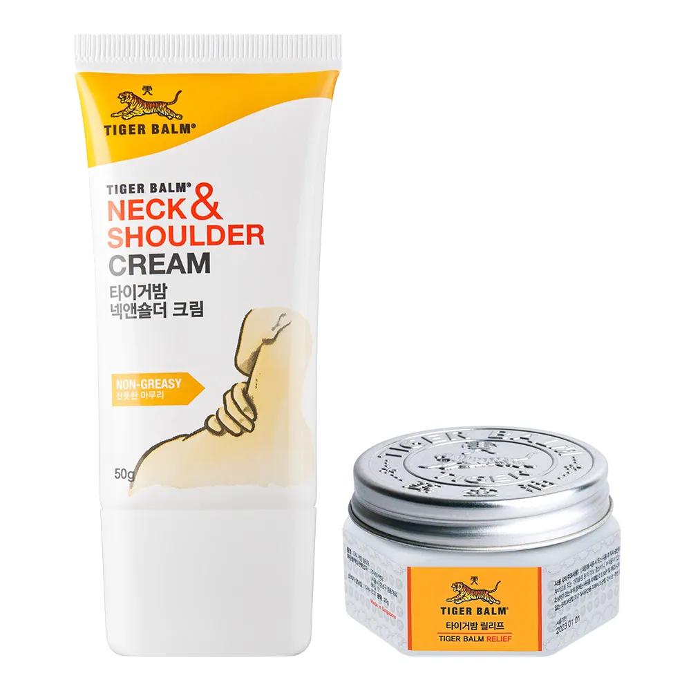 Tiger Balm Neck & Shoulder Duo Set (Cream 50g+Relief 25g)