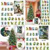 Christmas Dinosaur Letter Ornaments With Countdown Calendar For Holiday Decor And Gift Giving