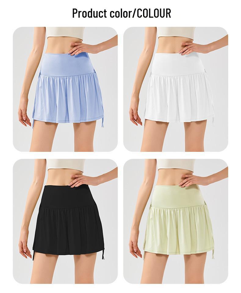 Women's Summer Sports Skort: Breathable, Anti-Exposure, Two-Piece Design for Running, Tennis & Yoga.