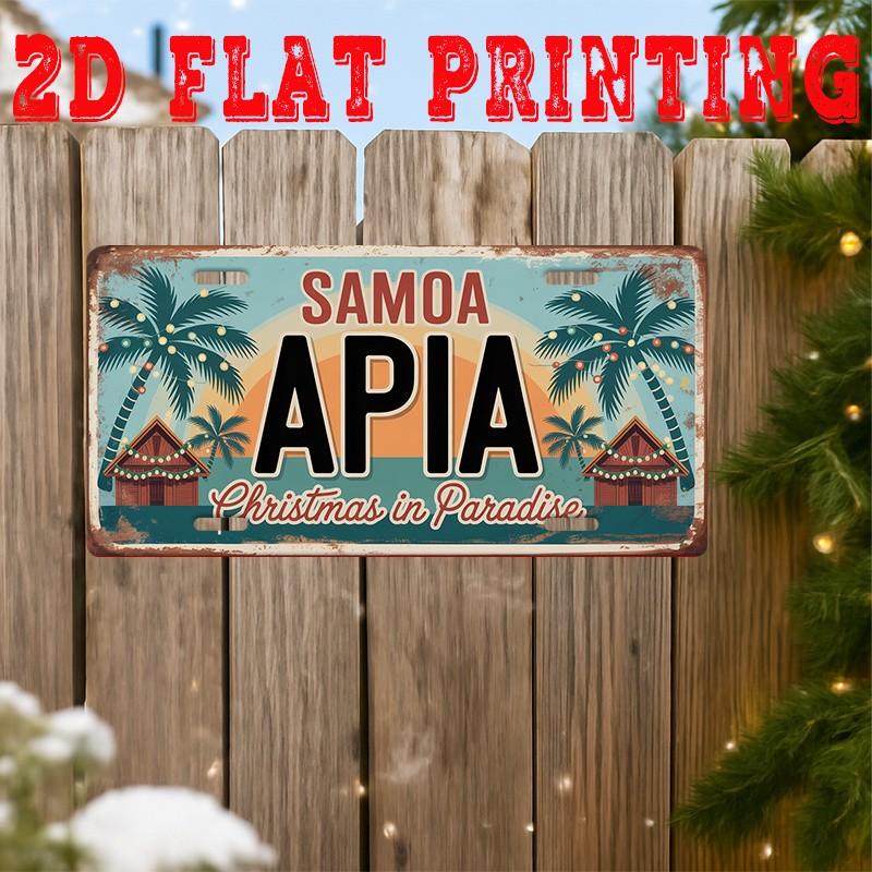 AL Sign  Vintage Durable Metal Plaque Wall Decor Made In  All Original Parts Home Office Bar Man Cave Wall Art 15x30cm(5.9x7.8inch)