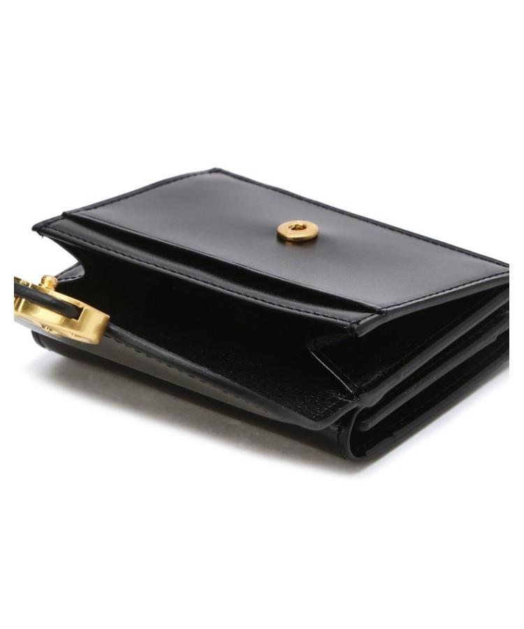 Athe Vanessabruno Black Bottalato 3-Fold Bill Wallet Aaho6F327Bk