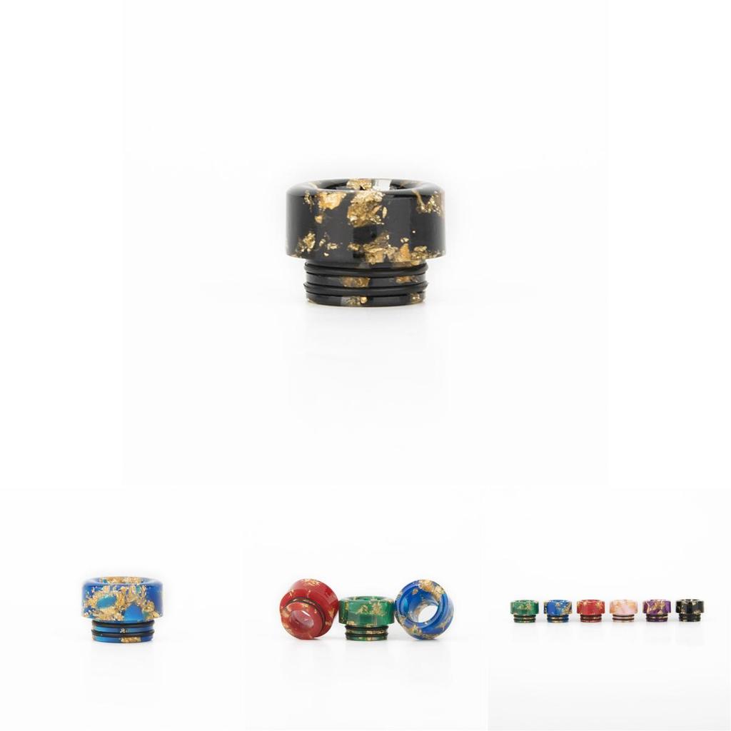 For 810 Tfv8 Drip Tip Resin Starry Sky Style Cigarette Holder For Vaping Enthusiasts