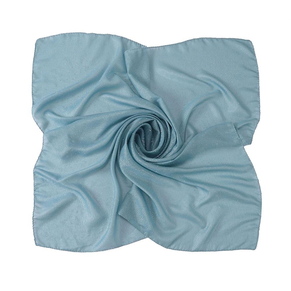 Women Malaysian Square Scarves Foulards Female Bandana Lady Hijabs 90CM