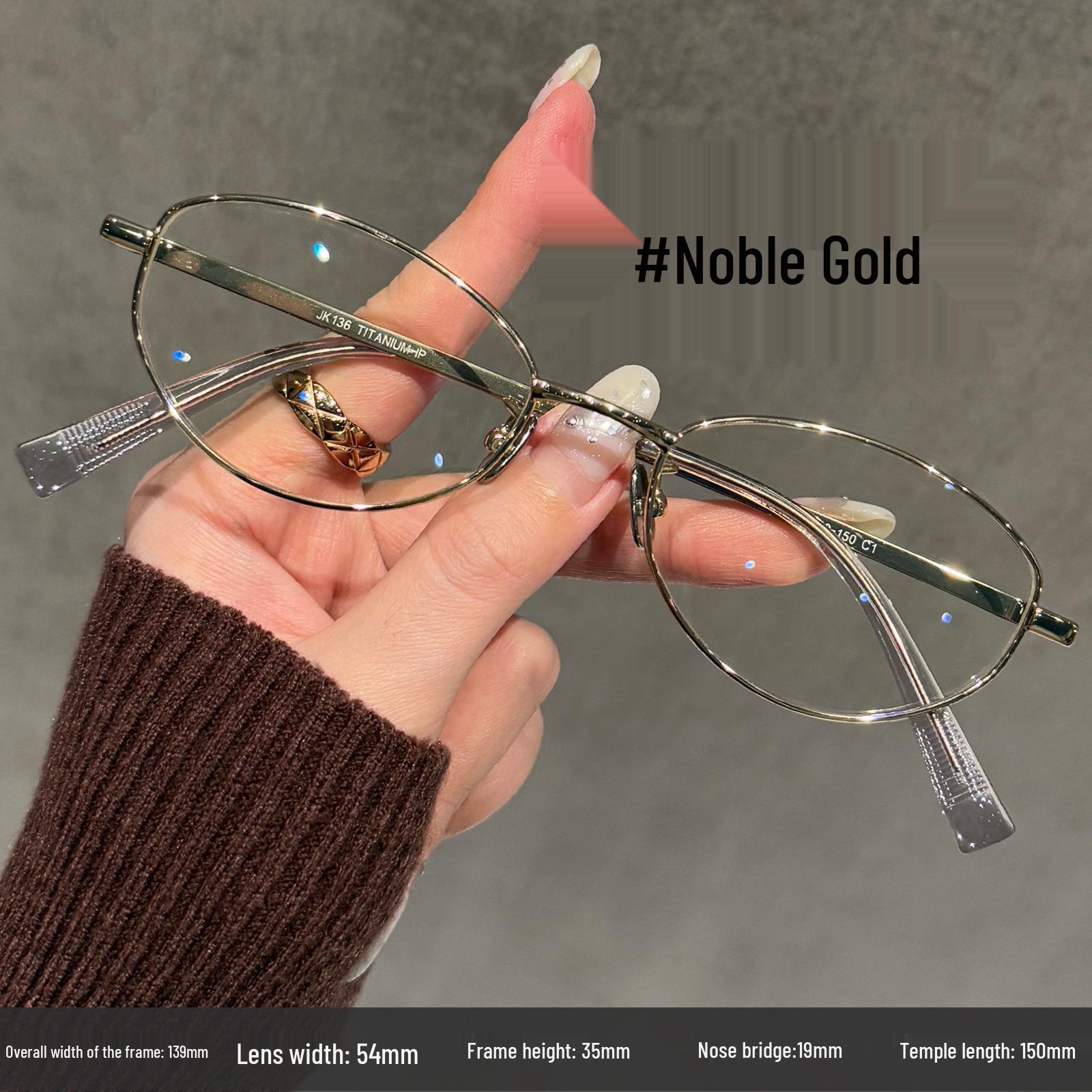 

Retro Cat-Eye Anti-Blue Light Ultralight Metal Eyeglasses Blue Light Block 0 Degree