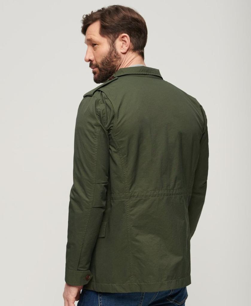 Superdry Merchant Technical Field Jacket (M5011989A) излишки товаров оливково-зеленая зимняя куртка