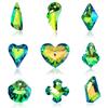 Crystal Multi -shape Pendants Shiny Single Hole Glass Beads For Jewelry Making Supplies Earring Necklace Jewelry Accessories