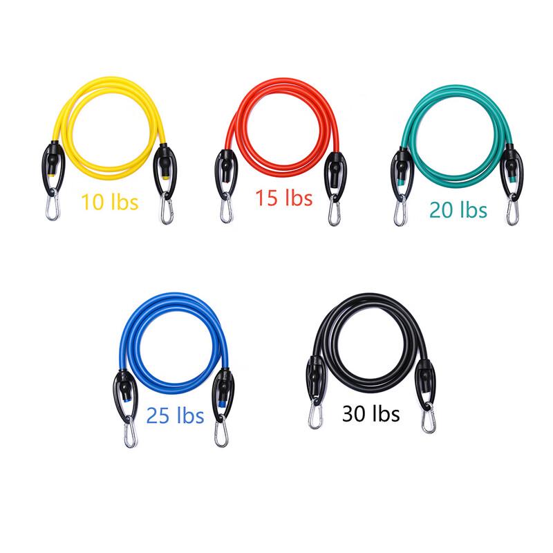 11-Piece Resistance Band Set CN Plug (adapter Included)