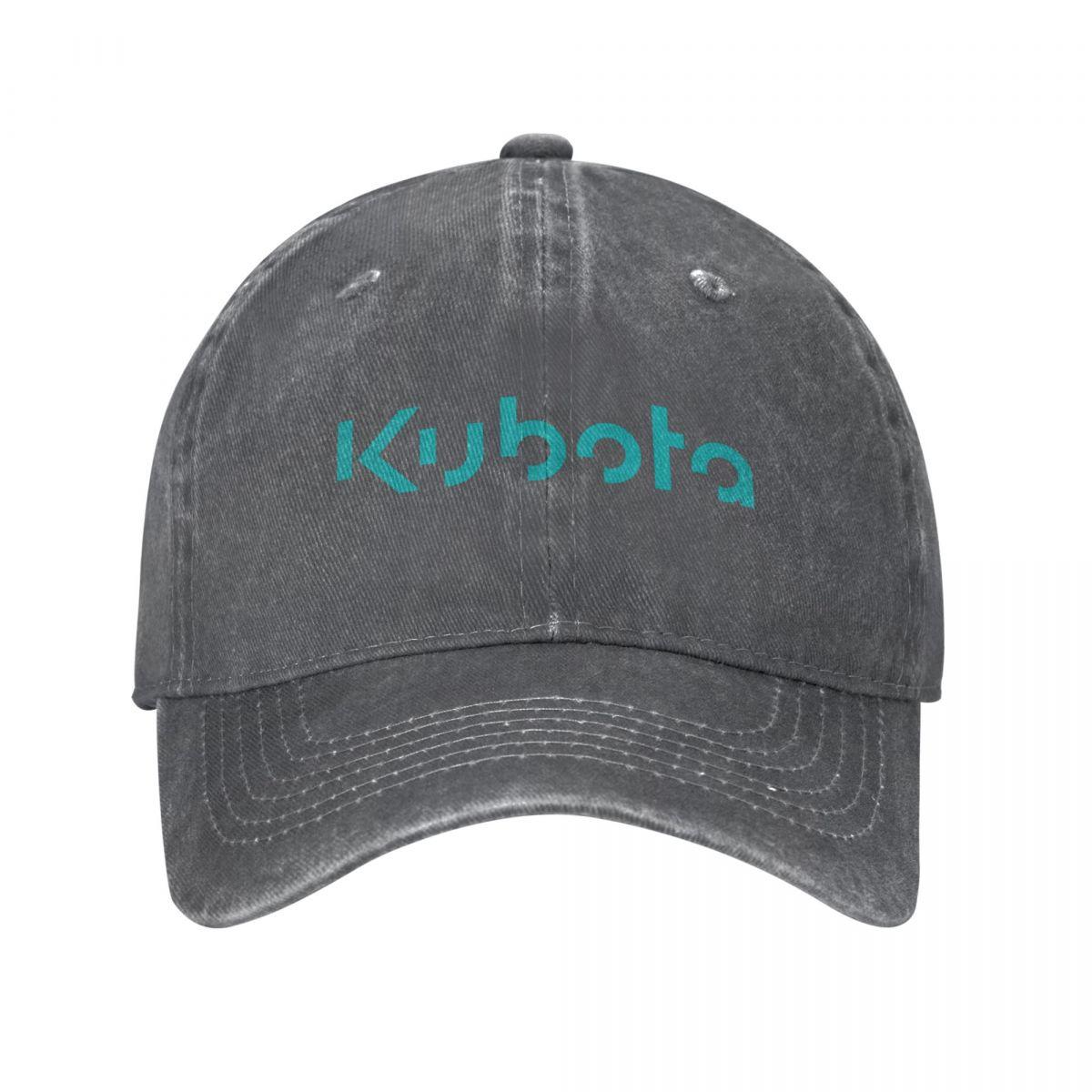 

Kubota Logo Trucker Hats Аксессуары Винтажная хлопковая бейсболка с эффектом потертости для унисекс Регулируемая One Size