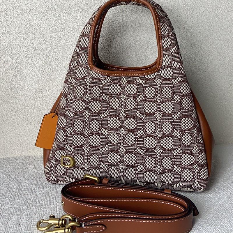 

2023 Натуральная кожа Ретро Lane 23 Женская ручная сумка и сумка через плечо 22*31*13cm