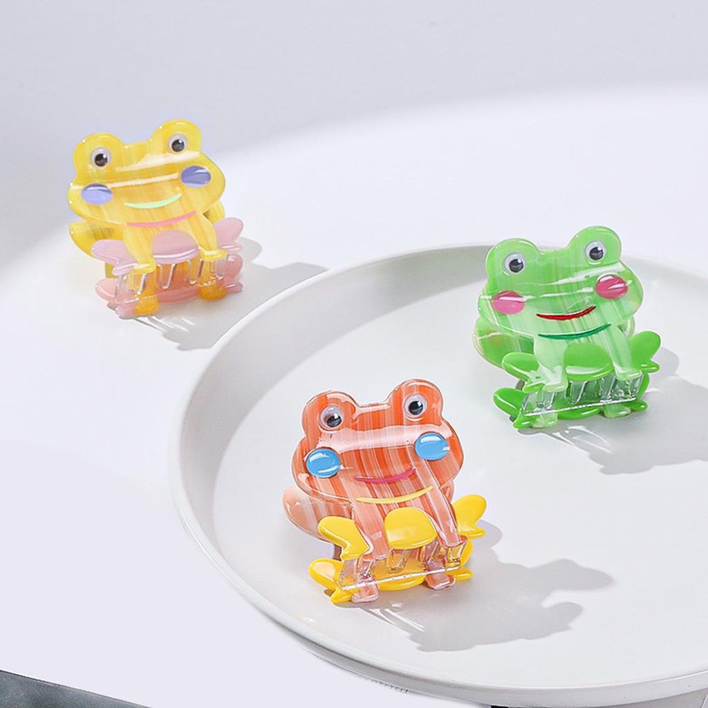 Frogs Hair Clip Large Hair Claw Clip Fashion Lovely Adornment Catch Princess Barrettes Hair Styling Tool Ornaments