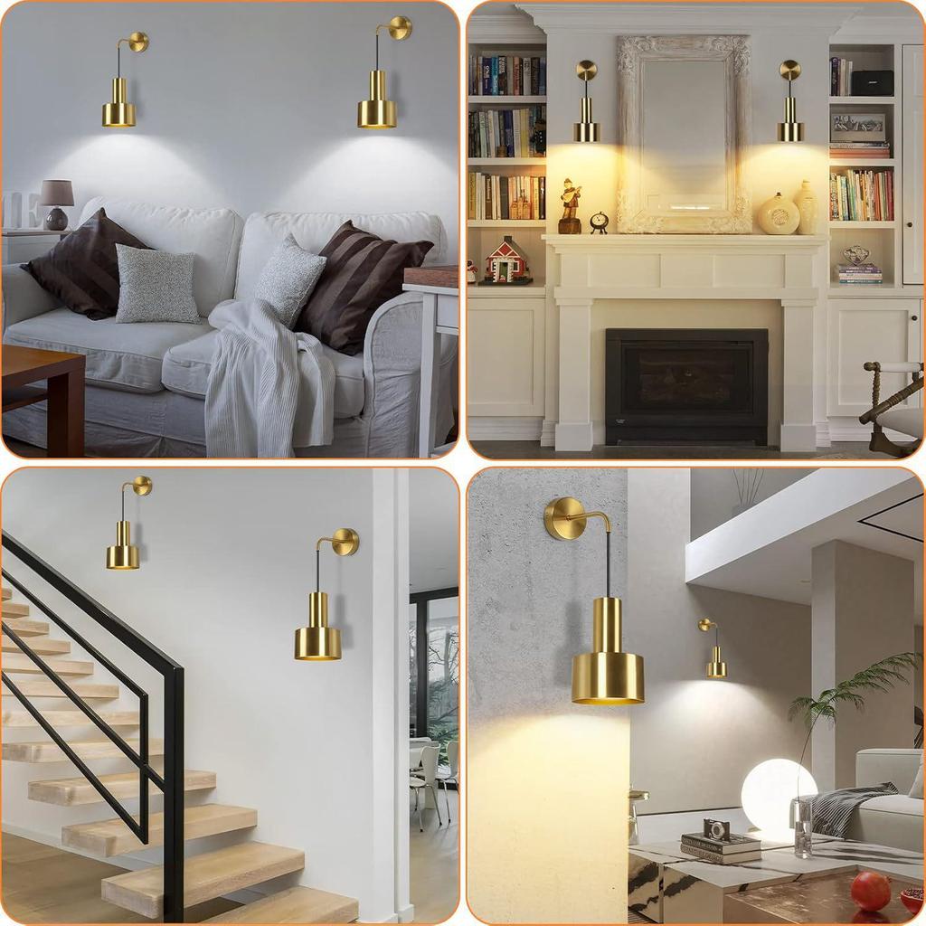 Wireless Battery-Powered Wall Light for Bedroom, Living Room, or Corridor