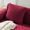 New Design Colors Thick Polar Fleece Sofa Protective Cover Jacquard Solid Printed Pillowcase Cover For Soft Cushion 45x45cm