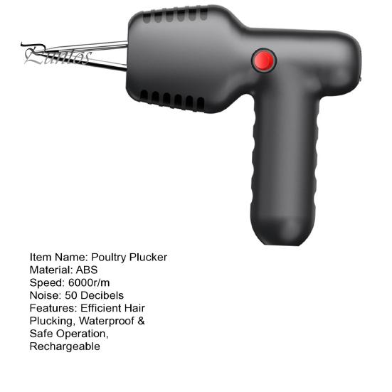 Smulgător electric de păsări de curte, reîncărcabil, din oțel inoxidabil, cu cap conic, reglabil, rezistent la apă, pentru smulgerea pene, pentru pui, rață, gâscă, curcan
