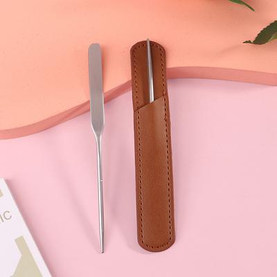 1Pcs Stainless Steel Dual Heads Makeup Toner Spatula Mixing Stick Foundation Cream Mixing Tool Cosmetic Make Up Tool