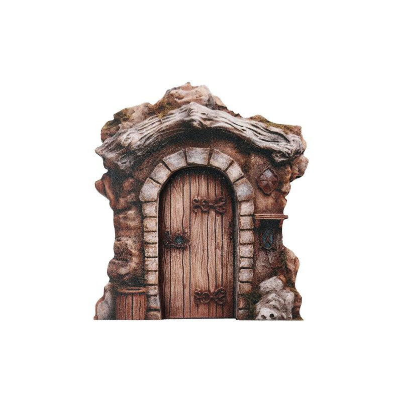 Creative Wooden Fairy Door Ornaments for Garden Decor