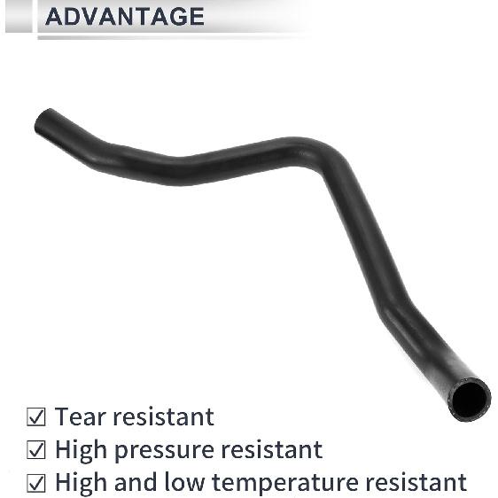 Lower Radiator Coolant Hose for Honda Accord 2.3L 1998-2002 Good Sealing Water Hose Pipe No.19502PAAA00 Rubber 1 Pc