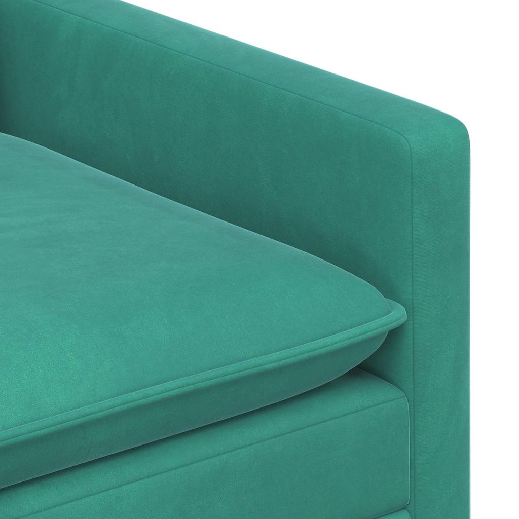Turquoise Sofa 76 x 81 x 87.5 cm Velvet