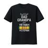Proud Dad Grandpa Vietnam Veteran Vintage Us Military Vet Unisexs T Shirt Black Xl Vintage Washed Unisex Stretched Comfortable