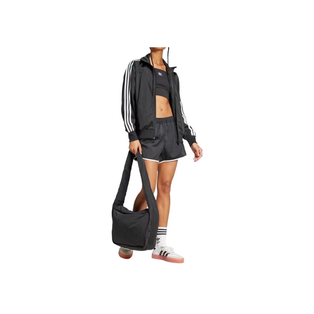 adidas Womens Adicolor Classic Firebird Loose Track Top Black Women Streetwear JC8251