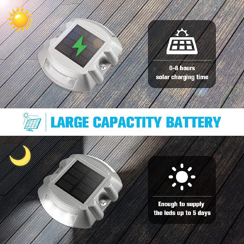 Solar Cast Aluminum Road Stud Light
