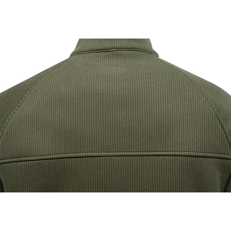 Callaway 2025 New Autumn/Winter Embroidery Half Zipper Hoodie Stand Up Collar Trendy Versatile Plush Men's Hoodie