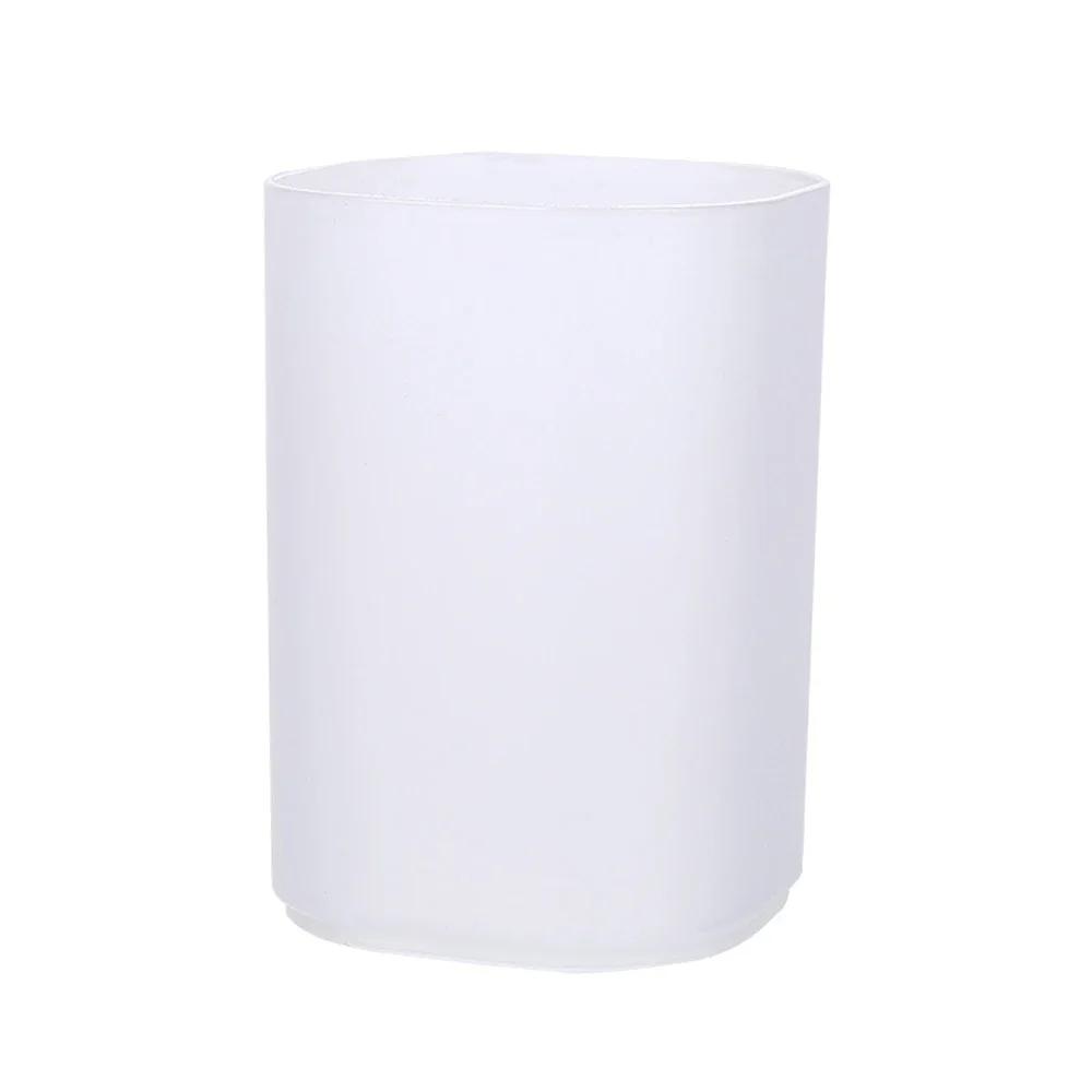 Simple Desktop Transparent Pen Holder Frosted Storage Box Multifunctional Storage Container Student Stationery SuppliesOrganizer