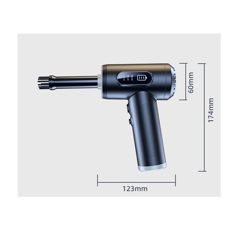 Kabelloser Auto-Staubsauger, Handvakuumpumpe, kabelloser Roboter für Kfz-Haushaltsgeräte, starke Saugkraft
