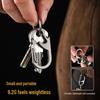 Titanium Alloy Multifunctional Car Keychain & Bottle Opener for Outdoor Use