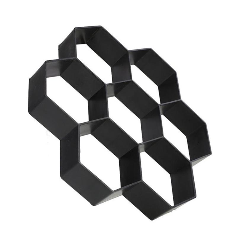 Plastic Garden Paths Maker Home Paths Paving Cement Mold Road Concrete Pavement Mold Reusables Brick Mold