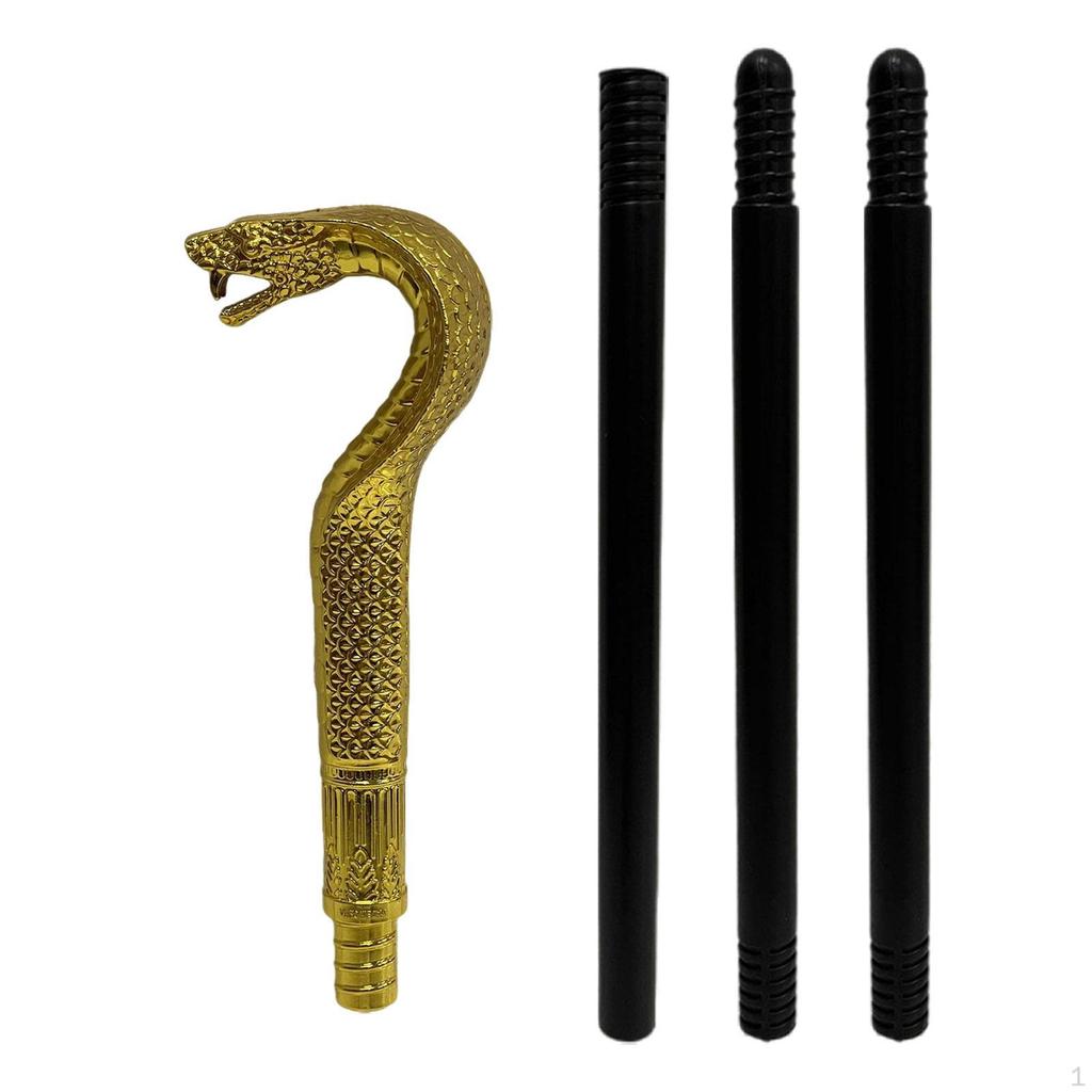 Halloween Snake Cane Prop Accessory Antique Retro Style Decoration for