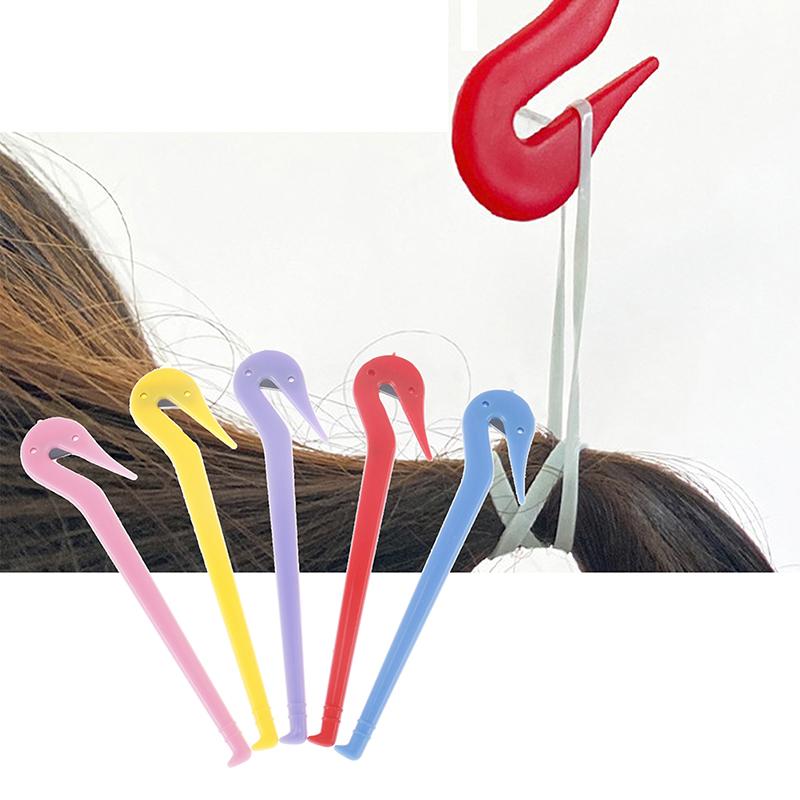 5Pcs Hair Bands Rubber Cutter Girls DIY Styling Headwear Band Cutting Tool