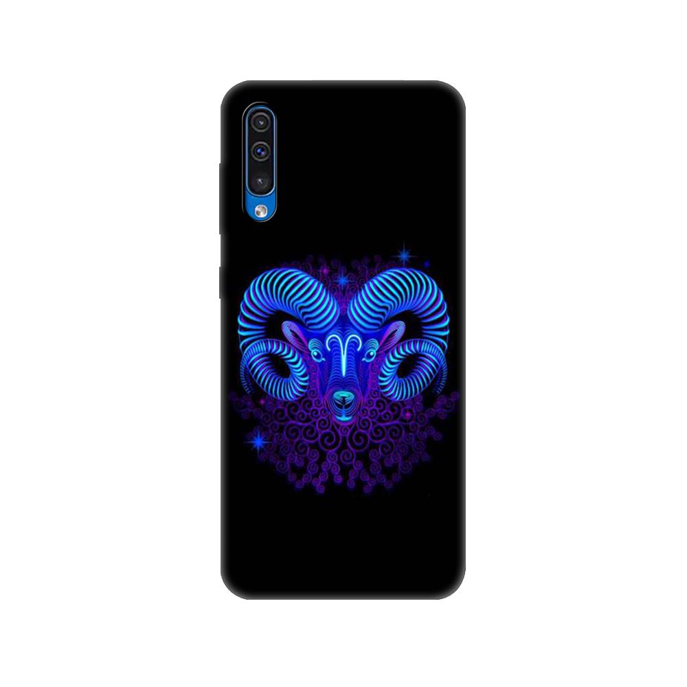 Schwarze TPU-Hülle für Samsung Galaxy A50 50S A30S A10 A01 A11 A21S A31 A41 A51 A71 M21 M30S S10 LITE Cover Sternzeichen