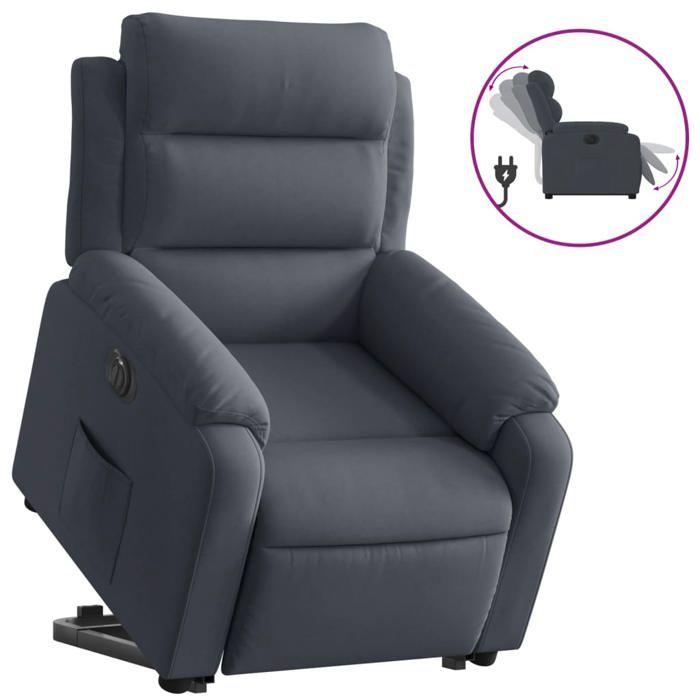 VidaXL Electric Recliner, Relaxation Chair with Adjustable Backrest and Footrest, Living Room Seat, Modern, 3205115