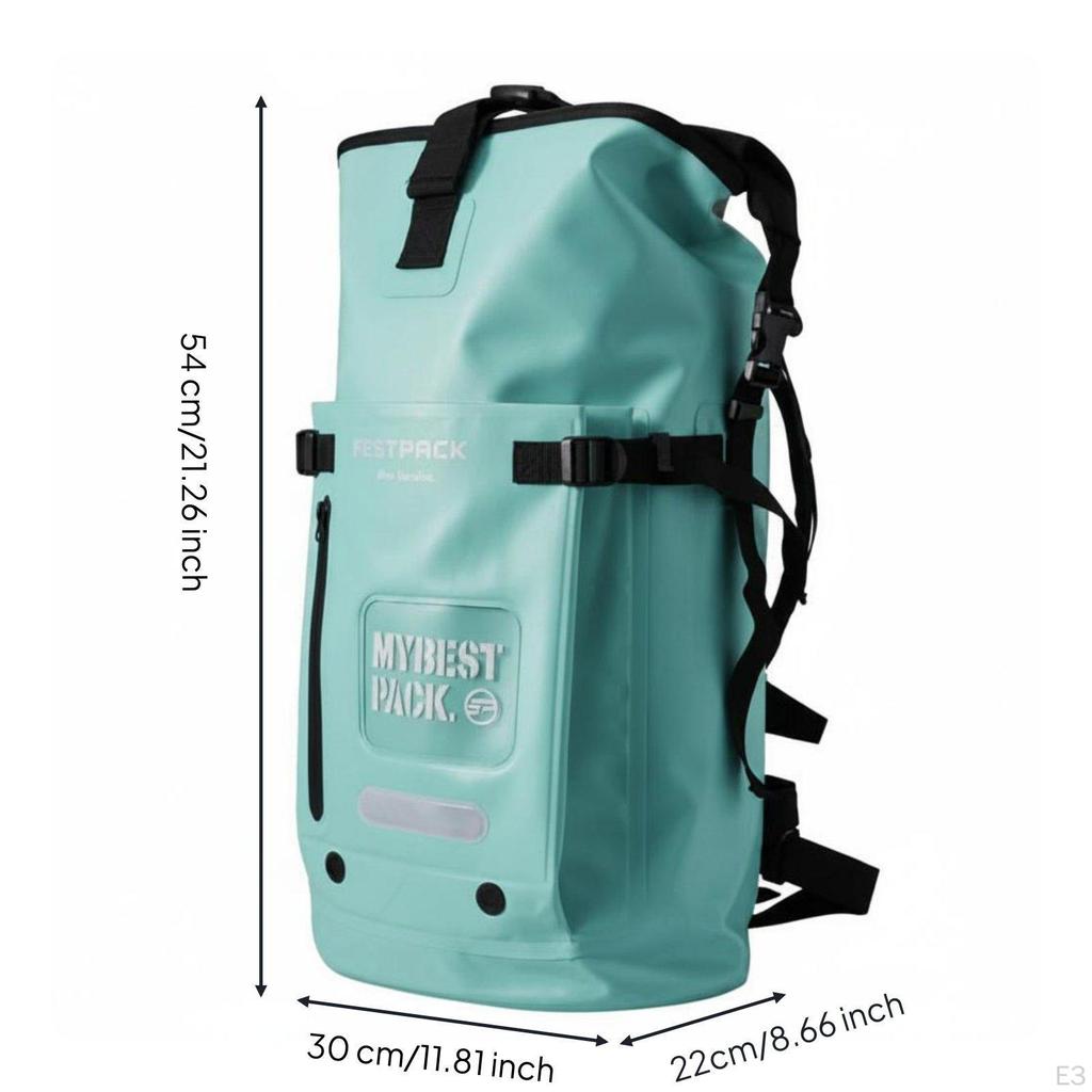 45 L Fins Bag 45Liter Capacity Fin Equipment Travel Friendly Dive Backpack for Divers, Camping,