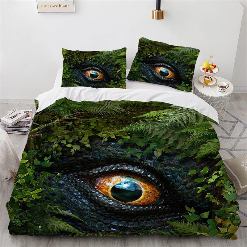 Jurassic World Park Dinosaur Bedding Set Boys Girls Twin Queen Size Duvet Cover Pillowcase Bed Boys Adult Home Textileextile