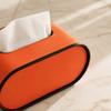 Leather Paper Towel Box Multi-functional Paper Towel Dispenser Gift Tissue Storage Box  Living Room